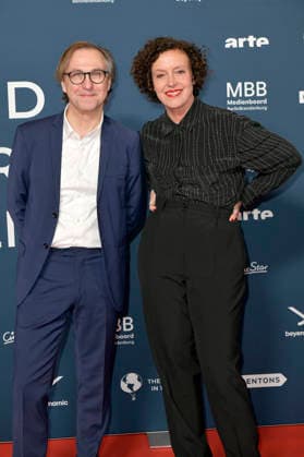 Bernhard Karl and Maria Schrader at the festival opening and the premiere of the feature film Sentimental Value at the 20 World Cinema Festival Around the World in 14 Films at the cinema in theKulturBrauerei Berlin, 28 11 2025 Foto:xM.xBehrensx xFuturexImagex world_5150