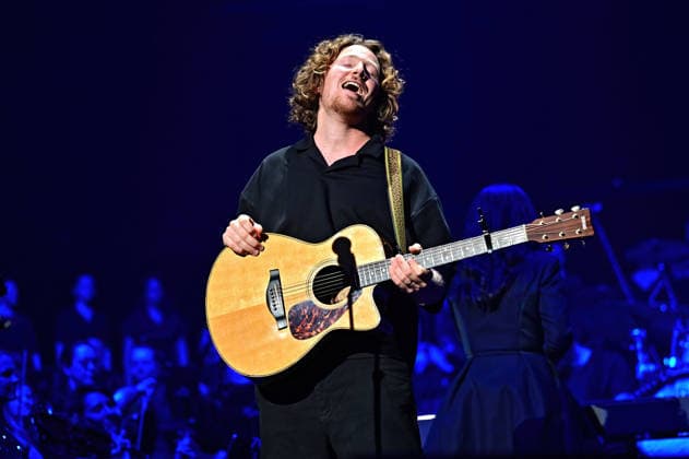 Night of the Proms 2025 Singer Michael Schulte during a performance at the Night of the Proms 2025 on 28 11 2025 in the SAP Arena Mannheim 20251128MWI099578