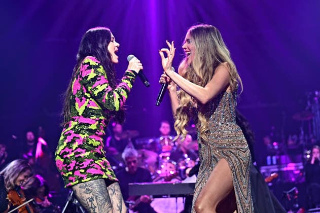 Night of the Proms 2025 Singer Vanessa Amorosi and Joss Stone during a performance at the Night of the Proms 2025 on 28 11 2025 at SAP Arena Mannheim 20251128MWI099885