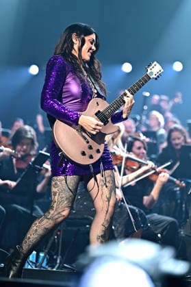 Night of the Proms 2025 Singer Vanessa Amorosi during a performance at the Night of the Proms 2025 on 28 11 2025 at SAP Arena Mannheim 20251128MWI099358