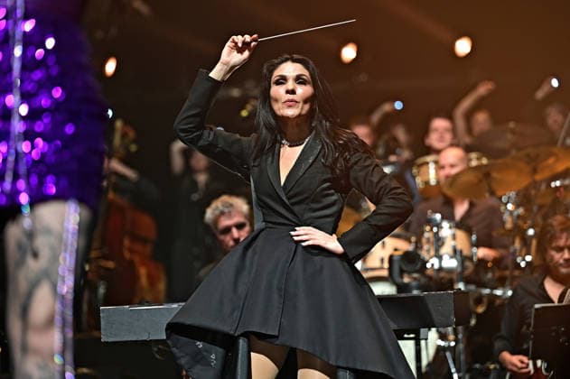 Night of the Proms 2025 Conductor Alexandra Arrieche during a performance as part of the Night of the Proms 2025 on 28 11 2025 at the SAP Arena Mannheim 20251128MWI099488