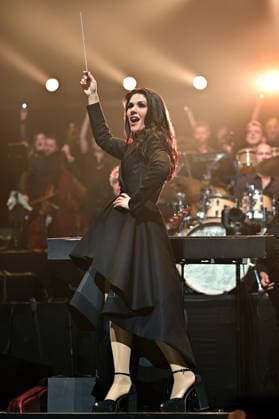 Night of the Proms 2025 Conductor Alexandra Arrieche during a performance as part of the Night of the Proms 2025 on 28 11 2025 at the SAP Arena Mannheim 20251128MWI099493