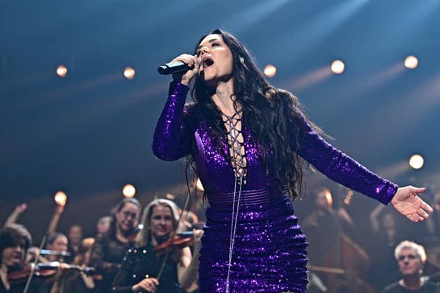 Night of the Proms 2025 Singer Vanessa Amorosi during a performance at the Night of the Proms 2025 on 28 11 2025 at the SAP Arena Mannheim 20251128MWI099513