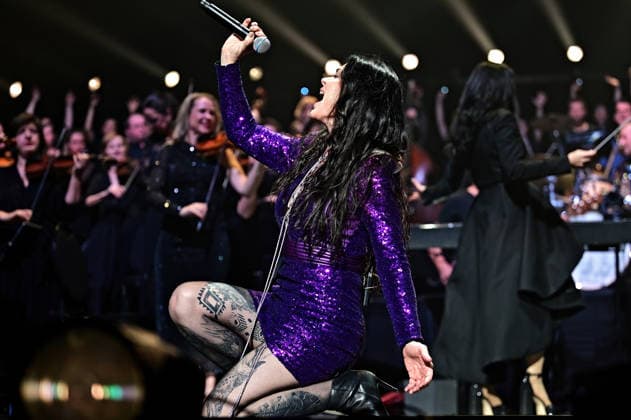 Night of the Proms 2025 Singer Vanessa Amorosi during a performance at the Night of the Proms 2025 on 28 11 2025 at SAP Arena Mannheim 20251128MWI099532