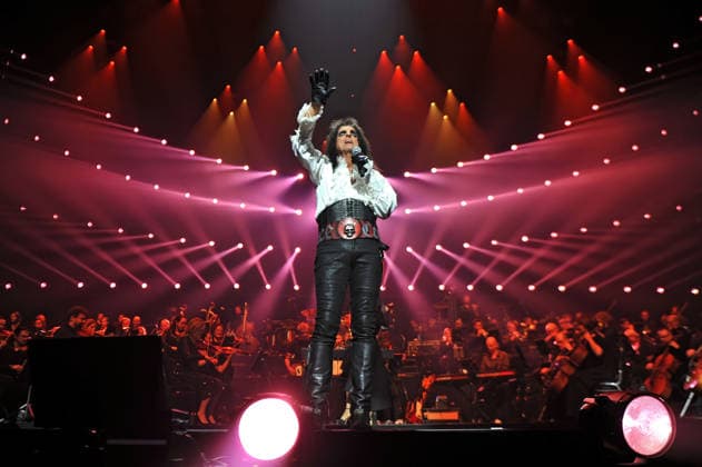 Night of the Proms 2025 Singer Alice Cooper during a performance at the Night of the Proms 2025 on 28 11 2025 at SAP Arena Mannheim 20251128MWI098918