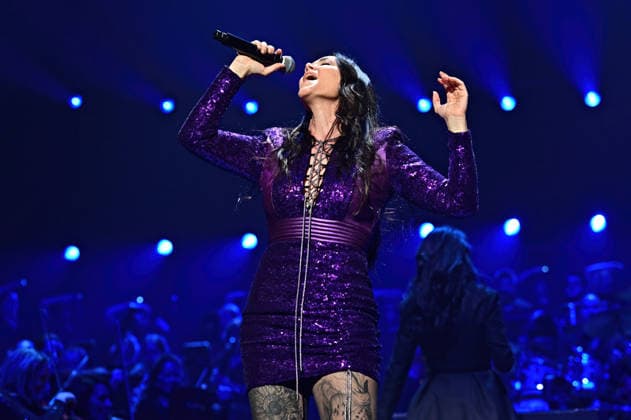 Night of the Proms 2025 Singer Vanessa Amorosi during a performance as part of the Night of the Proms 2025 on 28 11 2025 at the SAP Arena Mannheim 20251128MWI099405