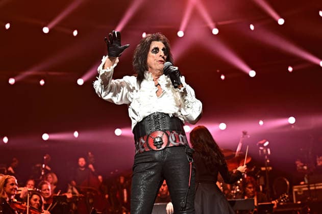 Night of the Proms 2025 Singer Alice Cooper during a performance at the Night of the Proms 2025 on 28 11 2025 at SAP Arena Mannheim 20251128MWI100280