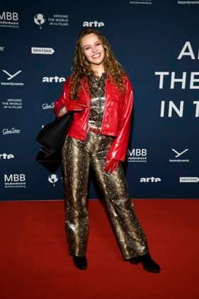 ABBberlin Marie von Bose as guest on the red carpet at the festival opening AROUND THE WORLD IN 14 FILMS at Cinestar Kino in der Kulturbrauerei Berlin on 28 11 2025 Berlin Germany