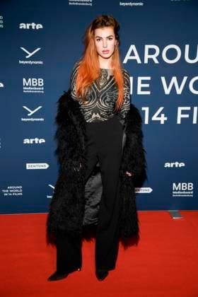 ABBberlin Lulu GNTM as guest on the red carpet at the festival opening AROUND THE WORLD IN 14 FILMS at Cinestar Kino in der Kulturbrauerei Berlin on 28 11 2025 Berlin Germany