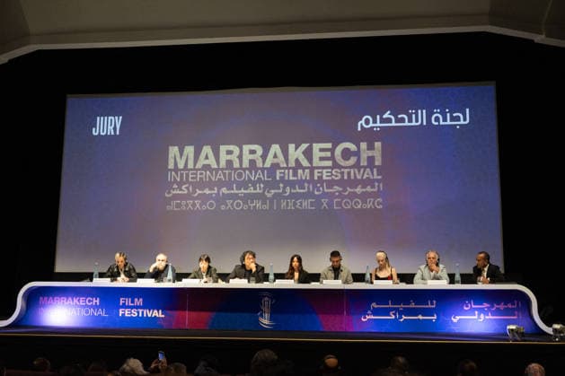 Marrakech Festival Jury Press Junket ury Members Julia Ducournau, Karim Ainouz, Celine Song, Jury President Bong Joon-ho, Jenna Ortega, Payman Maadi, Anya Taylor-Joy and Hakim Belabbes attends the Jury Press Junket during the 22nd Marrakech International Film Festival on November 29, 2025 in Paris, France. Photo by Nasser Berzane ABACAPRESS.COM Paris France  Copyright: xBerzanexNasser ABACAx