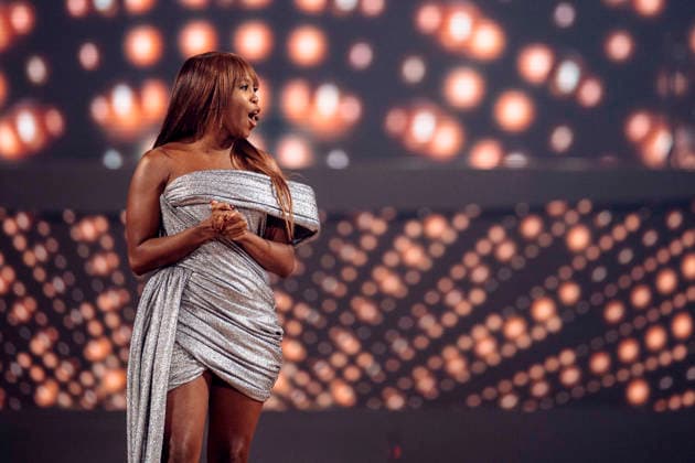 Motsi Mabuse at Let s Dance The Live Tour 2025 in the Erfurt Exhibition Hall, 28 11 2025 Foto:xM.xKremerx xFuturexImagex dance_5310