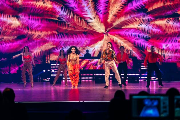 Marie Mouroum and Alexandru Ionel at Let s Dance Die Live Tour 2025 in the Messehalle Erfurt, 28 11 2025 Foto:xM.xKremerx xFuturexImagex dance_5351
