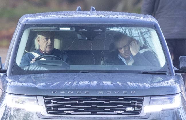 Andrew Mountbatten Windsor 28 11 2025 Andrew Mountbatten Windsor leave Royal Lodge to go riding in the grounds of Windsor Castle  Copyright: xDougxSeeburgx NINTCHDBPICT001041670132