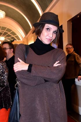 Anouschka Renzi at the Der Neurosen Kavalier Theater Premiere at Schlossparktheater on 29 11 2025 in Berlin Der Neurosen Kavalier Theater Premiere in Berlin