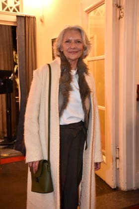 Rita Feldmeier at the Der Neurosen Kavalier Theater Premiere at Schlossparktheater on 29 11 2025 in Berlin Der Neurosen Kavalier Theater Premiere in Berlin