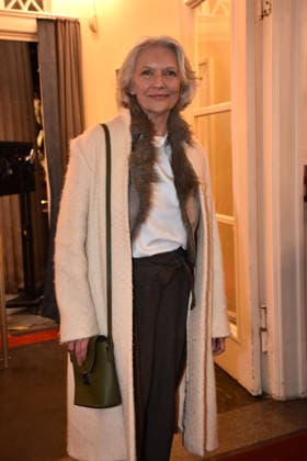 Rita Feldmeier at the Der Neurosen Kavalier Theater Premiere at Schlossparktheater on 29 11 2025 in Berlin Der Neurosen Kavalier Theater Premiere in Berlin