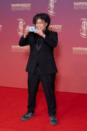 22nd Marrakech International Film Festival Day 2 Jury President Bong Joon-ho attends the 22nd Marrakech International Film Festival Day 2 on November 29, 2025 in Paris, France. Photo by Nasser Berzane ABACAPRESS.COM Paris France  Copyright: xBerzanexNasser ABACAx