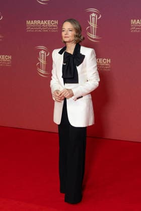 22nd Marrakech International Film Festival Day 2 Jodie Foster receives the Tribute Award attends the 22nd Marrakech International Film Festival Day 2 on November 29, 2025 in Paris, France. Photo by Nasser Berzane ABACAPRESS.COM Paris France  Copyright: xBerzanexNasser ABACAx