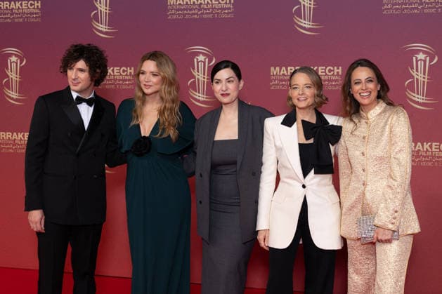 22nd Marrakech International Film Festival Day 2 Vincent Lacoste, Virginie Efira, Rebecca Zlotowski, Jodie Foster and Anne Berest attends the 22nd Marrakech International Film Festival Day 2 on November 29, 2025 in Paris, France. Photo by Nasser Berzane ABACAPRESS.COM Paris France  Copyright: xBerzanexNasser ABACAx
