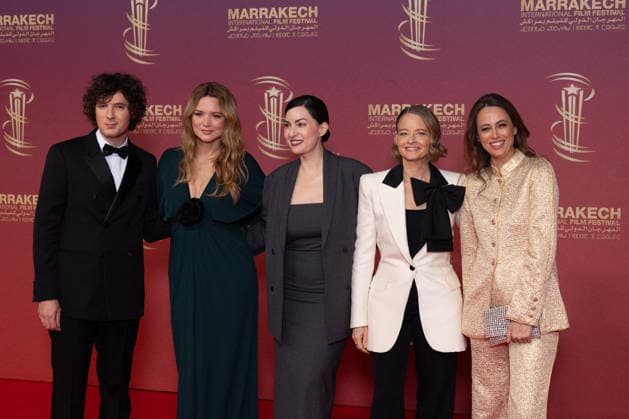 22nd Marrakech International Film Festival Day 2 Vincent Lacoste, Virginie Efira, Rebecca Zlotowski, Jodie Foster and Anne Berest attends the 22nd Marrakech International Film Festival Day 2 on November 29, 2025 in Paris, France. Photo by Nasser Berzane ABACAPRESS.COM Paris France  Copyright: xBerzanexNasser ABACAx