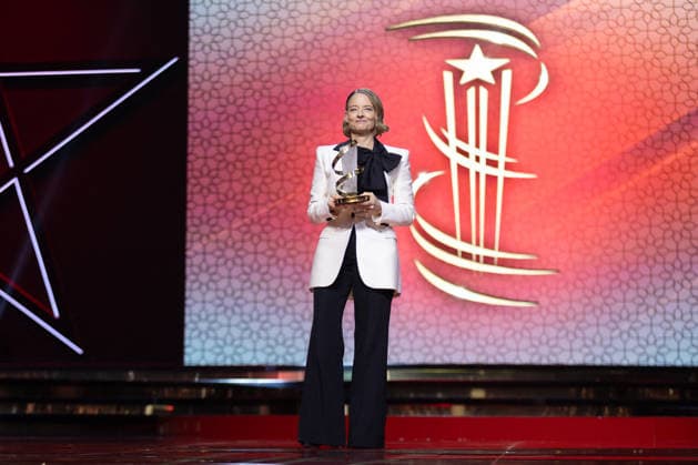 22nd Marrakech International Film Festival Day 2 Jodie Foster receives the Tribute Award attends the 22nd Marrakech International Film Festival Day 2 on November 29, 2025 in Paris, France. Photo by Nasser Berzane ABACAPRESS.COM Paris France  Copyright: xBerzanexNasser ABACAx