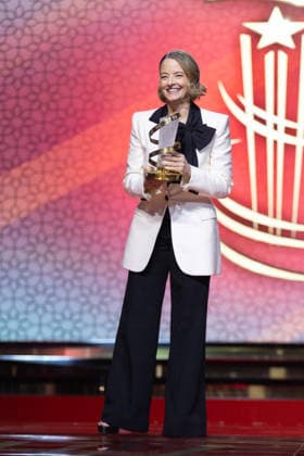 22nd Marrakech International Film Festival Day 2 Jodie Foster receives the Tribute Award attends the 22nd Marrakech International Film Festival Day 2 on November 29, 2025 in Paris, France. Photo by Nasser Berzane ABACAPRESS.COM Paris France  Copyright: xBerzanexNasser ABACAx