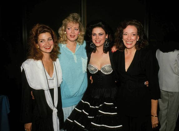 Dixie Carter With Annie Potts , Jean Smart And Belta Burke 1987 Copyright: xRalphxDominguez MediaPunchx