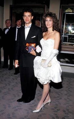 Tom Hanks And Rita Wilson At The Academy Awards, Los Angeles, California. 1987 Copyright: xRalphxDominguez MediaPunchx