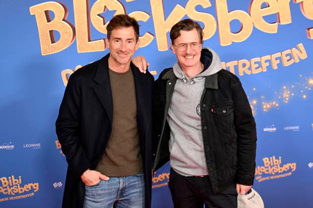 Harry G and Florian Simbeck at the premiere of the movie Bibi Blocksberg Das große Hexentreffen at Mathäser Filmpalast Munich, 29 11 2025 Foto:xR.xHeinex xFuturexImagex bibi_5106