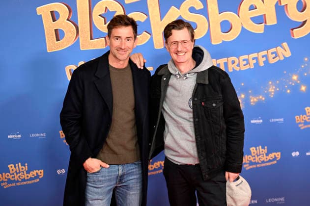 Harry G and Florian Simbeck at the premiere of the movie Bibi Blocksberg Das große Hexentreffen at Mathäser Filmpalast Munich, 29 11 2025 Foto:xR.xHeinex xFuturexImagex bibi_5107