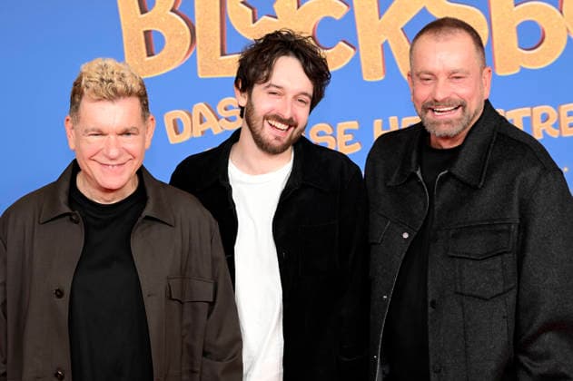 Peter Plate, Joshua Lange and Ulf Leo Sommer at the premiere of the movie Bibi Blocksberg Das große Hexentreffen at Mathäser Filmpalast Munich, 29 11 2025 Foto:xR.xHeinex xFuturexImagex bibi_5135