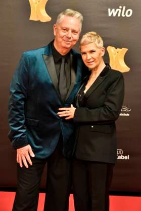 ABBdortmund Heiko Wasser, Susanne Wasser sports presenter couple as guests on the red carpet at the Kinderlachen Gala 2025 in the Westfalenhalleon 29 11 2025 in Dortmund NRW Germany
