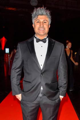 ABBdortmund Kürsat Kuersat Yildirim Lotto Chico as a guest on the red carpet at the Kinderlachen Gala 2025 in the Westfalenhalleon 29 11 2025 in Dortmund NRW Germany
