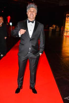ABBdortmund Kürsat Kuersat Yildirim Lotto Chico as a guest on the red carpet at the Kinderlachen Gala 2025 in the Westfalenhalleon 29 11 2025 in Dortmund NRW Germany