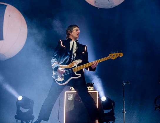 The Hives performing live at Alexandra Palace, London, 29 November 2025 The Hives performing live at Alexandra Palace, London, 29 November 2025 The Johan and Only (Johan Gustafsson) ,bass guitarist The Hives are a Swedish rock band that rose to prominence in the early 2000s during the garage rock revival. Their mainstream success came with the release of the album Veni Vidi Vicious, containing the anthem Hate to Say I Told You So . The band have been acclaimed by music critics as one of the best live rock bands in current music. This is their The Hives Forever Forever The Hives - World Tour 2025, Credit:Dafydd Owen Avalon Alexandra Palace, London  Copyright: xDafyddxOwenx xAvalonx 1055520098