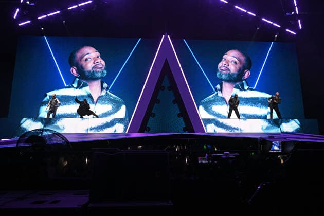 JLS performing at O2 Arena in London LONDON, ENGLAND - NOVEMBER 29: Aston Merrygold, OritsÃ Williams, JB Gill and Marvin Humes of ˜JLS™ performing at O2 Arena, Greenwich on November 29, 2025 in London, England. CAP MAR MAR Great Britain Copyright: xMartinxHarris CapitalxPicturesx