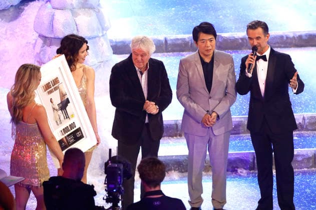 Rolf Zuckowski, Lang Lang and Florian Silbereisen in the ARD TV show Das Adventsfest der 100 000 Lichter 2025 at the Congress Center Suhl Suhl, 29 11 2025 Foto:xAgenturxWehnertx xGränzdörferx xFuturexImagex advendsfest_5202