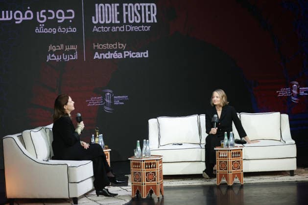 Jodie Foster attend the Conversation during day three of the 22nd Marrakech International Film Festival Marrakech, Morocco 30 11 2025 451131 2025 11 30 MARRAKECH Morocco  Copyright: xRomualdxMeigneuxx xStarfacex STAR_451131_027