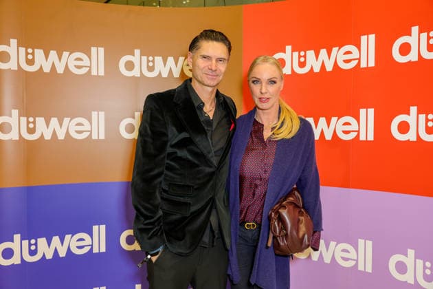 DÜWELL Public Opening Event Former national soccer player and current coach Thomas Brdaric came with his wife Anjte Brdaric Düsseldorf DÜWELL NRW Germany