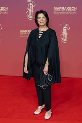 22nd Marrakech International Film Festival Day 3 Hiam Abbass attends the red carpet during day Three of the 22nd Marrakech International Film Festival on November 30, 2025 in Marrakech, Maroc. Photo by Nasser Berzane ABACAPRESS.COM Marrakech  Copyright: xBerzanexNasser ABACAx