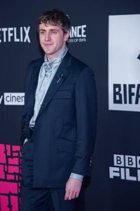 The 28th British Independent Film Awards - Arrivals LONDON, UNITED KINGDOM - NOVEMBER 30: Paul Mescal attends The 28th British Independent Film Awards at The Roundhouse on November 30, 2025 Loredana Sangiuliano Anadolu London United Kingdom. Editorial use only. Please get in touch for any other usage.  Copyright: x2025xAnadoluxLoredanaxSangiulianox