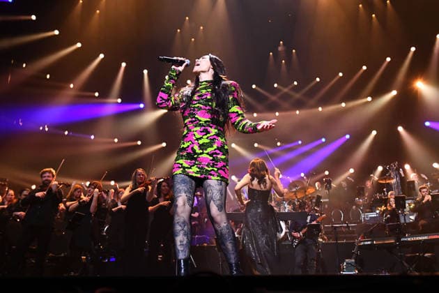 Night of the Proms 2025 am 30.11.2025 in der Rudolf Weber-Arena in Oberhausen Vanessa Amorosi Die Night of the Proms ist eine Konzertreihe des Antwerp Philharmonic Orchestra unter der Leitung von Alexandra Arrieche, bei der klassische Musik mit Popmusik zusammentrifft. Nordrhein-Westfalen Deutschland