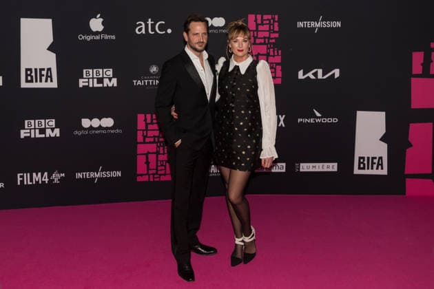 November 30, 2025, London, England, United Kingdom: DOMINIC TIGHE and KATHERINE KINGSLEY attend the 28th British Independent Film Awards (BIFA) ceremony at the Roundhouse. London United Kingdom - ZUMAs371 20251130_zip_s371_118 Copyright: xWiktorxSzymanowiczx