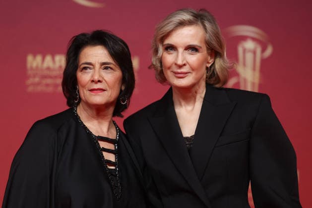22eme festival du film de Marrakech Hiam Abbass and Mélita Toscan du Plantier attend the red carpet during day Three of the 22nd Marrakech International Film Festival on November 30, 2025 in Marrakech, Morocco Marrakech, Morocco 30 11 2025 451140 2025 11 30 MARRAKECH Morocco  Copyright: xRomualdxMeigneuxx xStarfacex STAR_451140_058