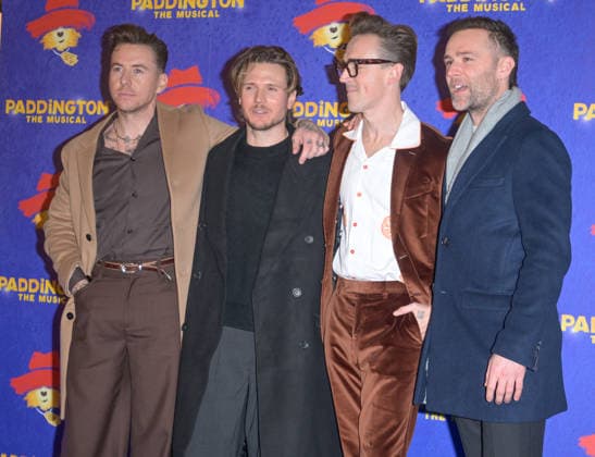 Paddington: The Musical West End Opening Night - Arrivals McFly members Danny Jones, Dougie Poynter, Tom Fletcher and Harry Judd attend the Paddington: The Musical West End Opening Night at The Savoy Theatre on November 30, 2025 in London, England., Credit:Jules Annan Avalon  Copyright: xJulesxAnnanx xAvalonx 1055704338