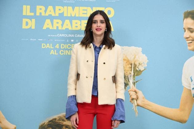 Rome: Hotel Le Meridien Visconti. Photocall for the film The Abduction of Arabella. Pictured: Benedetta Porcaroli  Copyright: xMaurizioxD Avanzox xipa-agency.netx xDxAvanzo Provvisionatox IPA_Agency_IPA68594707