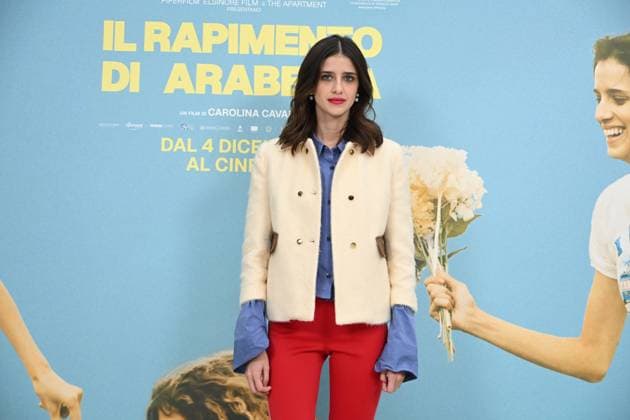 Rome: Hotel Le Meridien Visconti. Photocall for the film The Abduction of Arabella. Pictured: Benedetta Porcaroli  Copyright: xMaurizioxD Avanzox xipa-agency.netx xDxAvanzo Provvisionatox IPA_Agency_IPA68594722