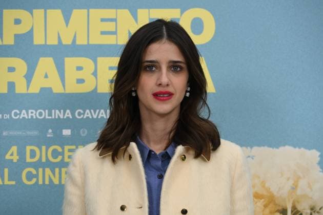 Rome: Hotel Le Meridien Visconti. Photocall for the film The Abduction of Arabella. Pictured: Benedetta Porcaroli  Copyright: xMaurizioxD Avanzox xipa-agency.netx xDxAvanzo Provvisionatox IPA_Agency_IPA68594725