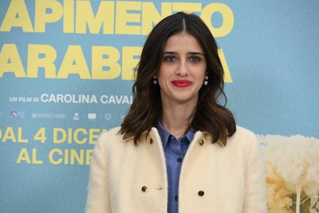 Rome: Hotel Le Meridien Visconti. Photocall for the film The Abduction of Arabella. Pictured: Benedetta Porcaroli  Copyright: xMaurizioxD Avanzox xipa-agency.netx xDxAvanzo Provvisionatox IPA_Agency_IPA68594734