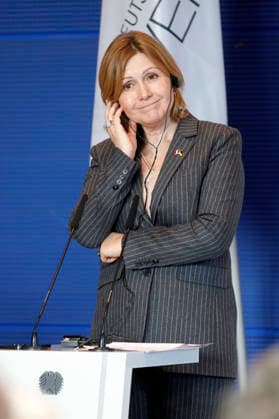 Yael Braun Pivet at the award ceremony for the French-German Parliamentary Prize 2025 in the Reichstag building Berlin, 01 12 2025 Foto:xAgenturxWehnertx xGränzdörferx xFuturexImagex parlmentspreis_5207